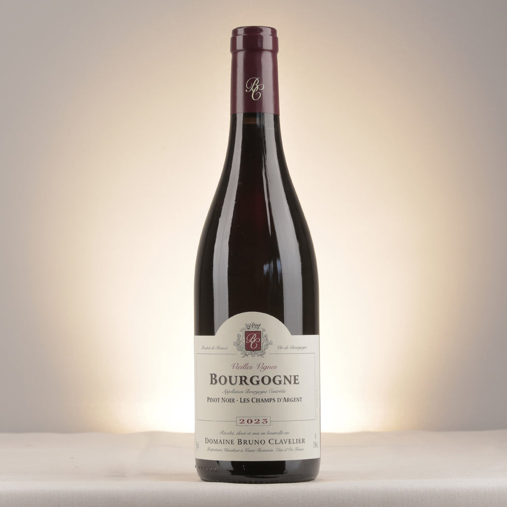 Domaine Bruno Clavelier Bourgogne Les Champs d’Argent Pinot Noir Vieilles Vignes 2023 Bottle front
