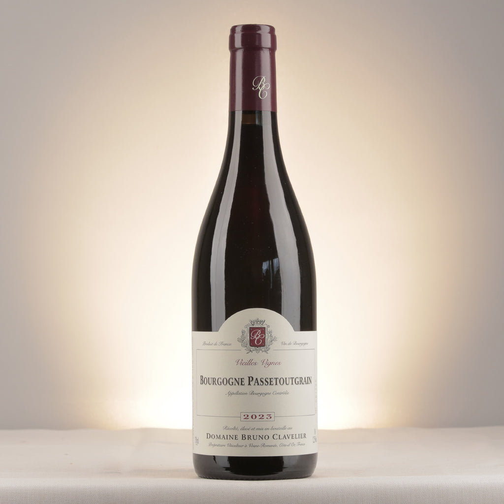 Domaine Bruno Clavelier Bourgogne Passe-tout-grains Vieilles Vignes 2023 Bottle front