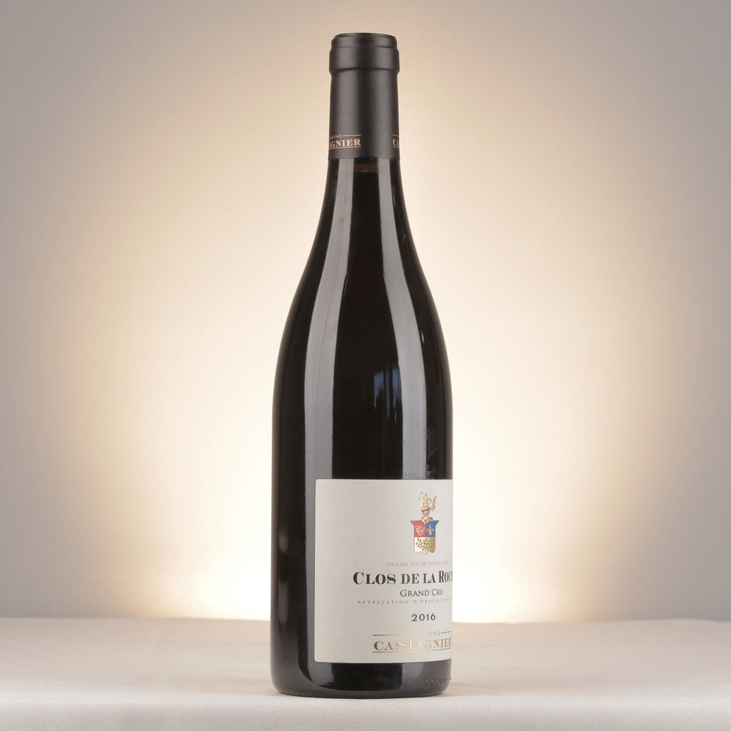 Domaine Castagnier Clos de la Roche Grand Cru 2016 Bottle label