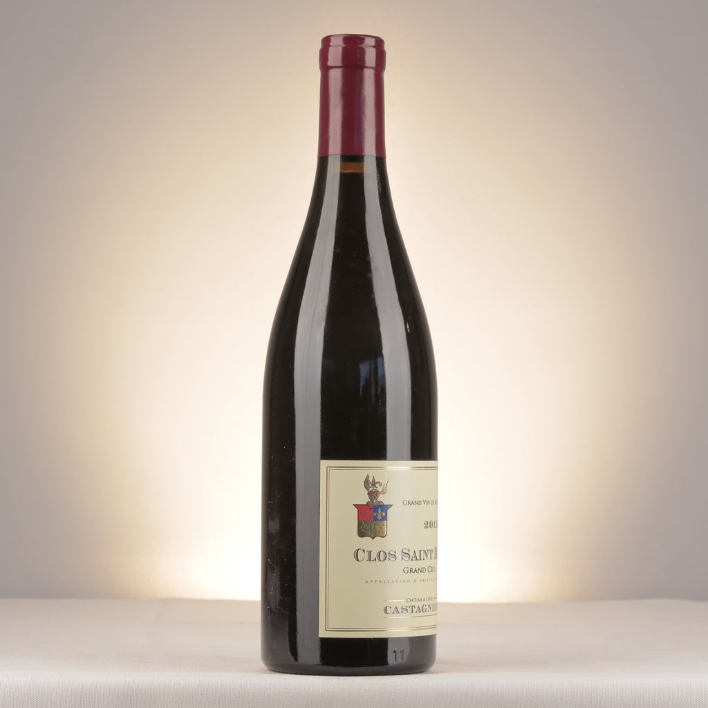 Domaine Castagnier Clos Saint-Denis Grand Cru 2012 Bottle label