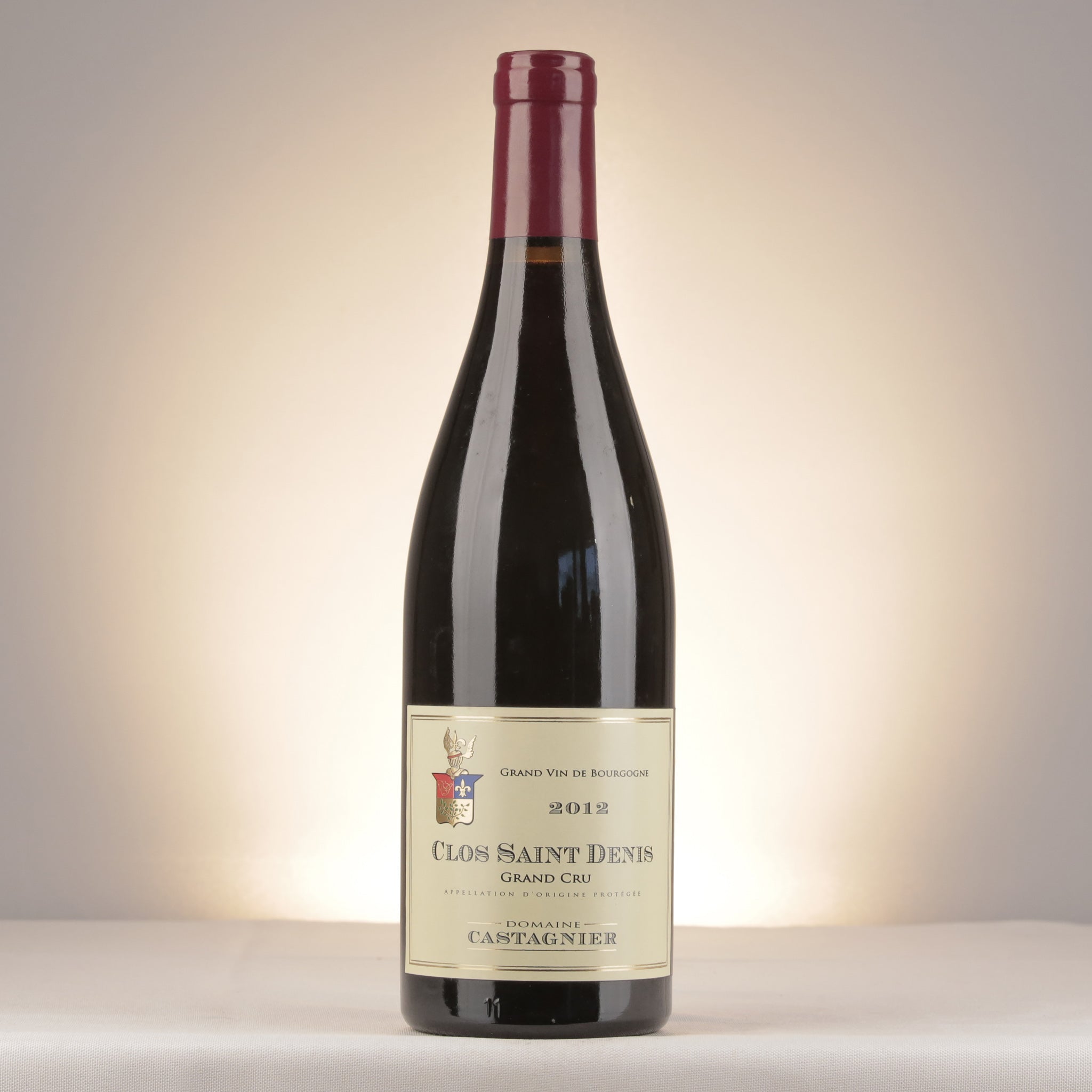 Domaine Castagnier Clos Saint-Denis Grand Cru 2012 Bottle front