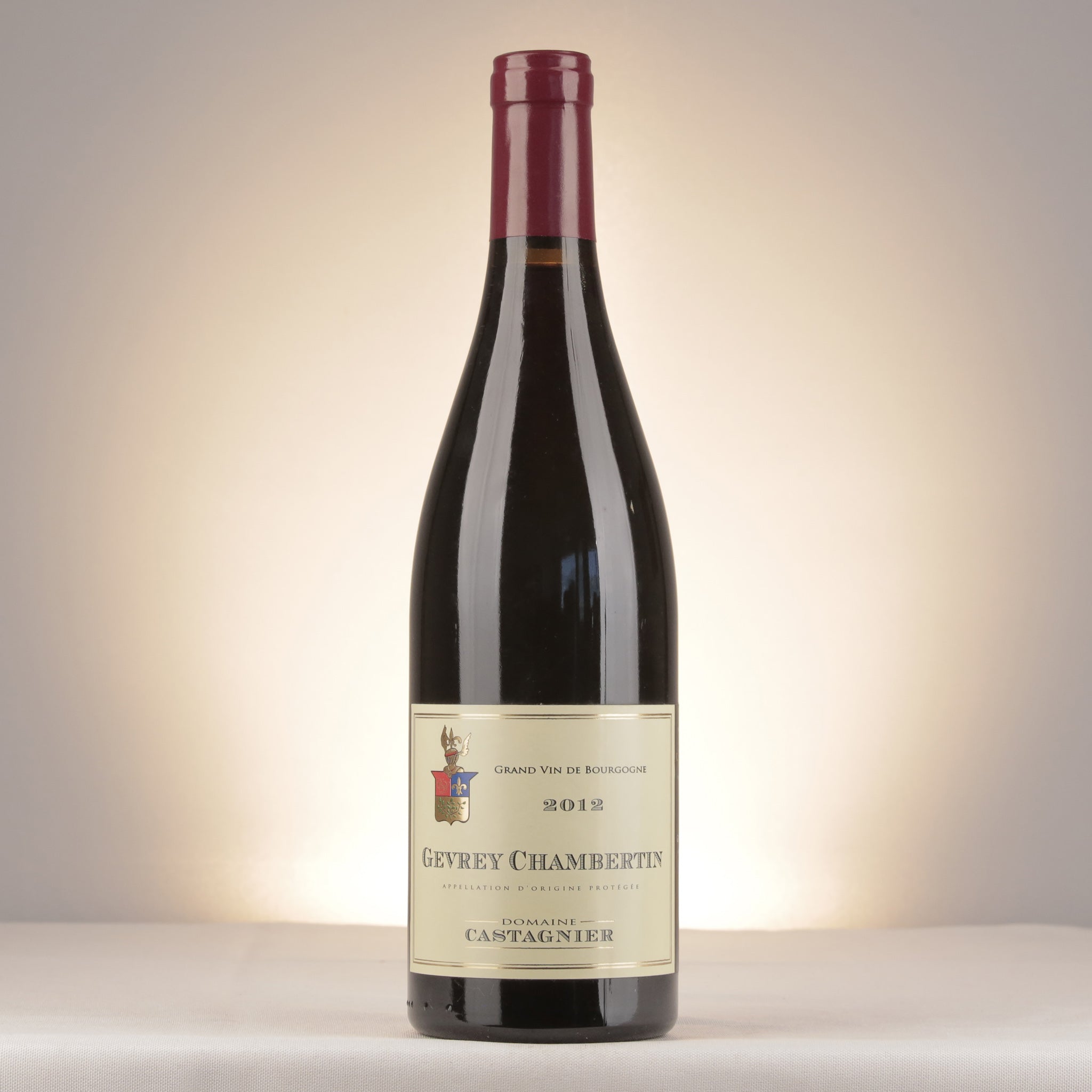 Domaine Castagnier Gevrey-Chambertin 2012 Bottle front