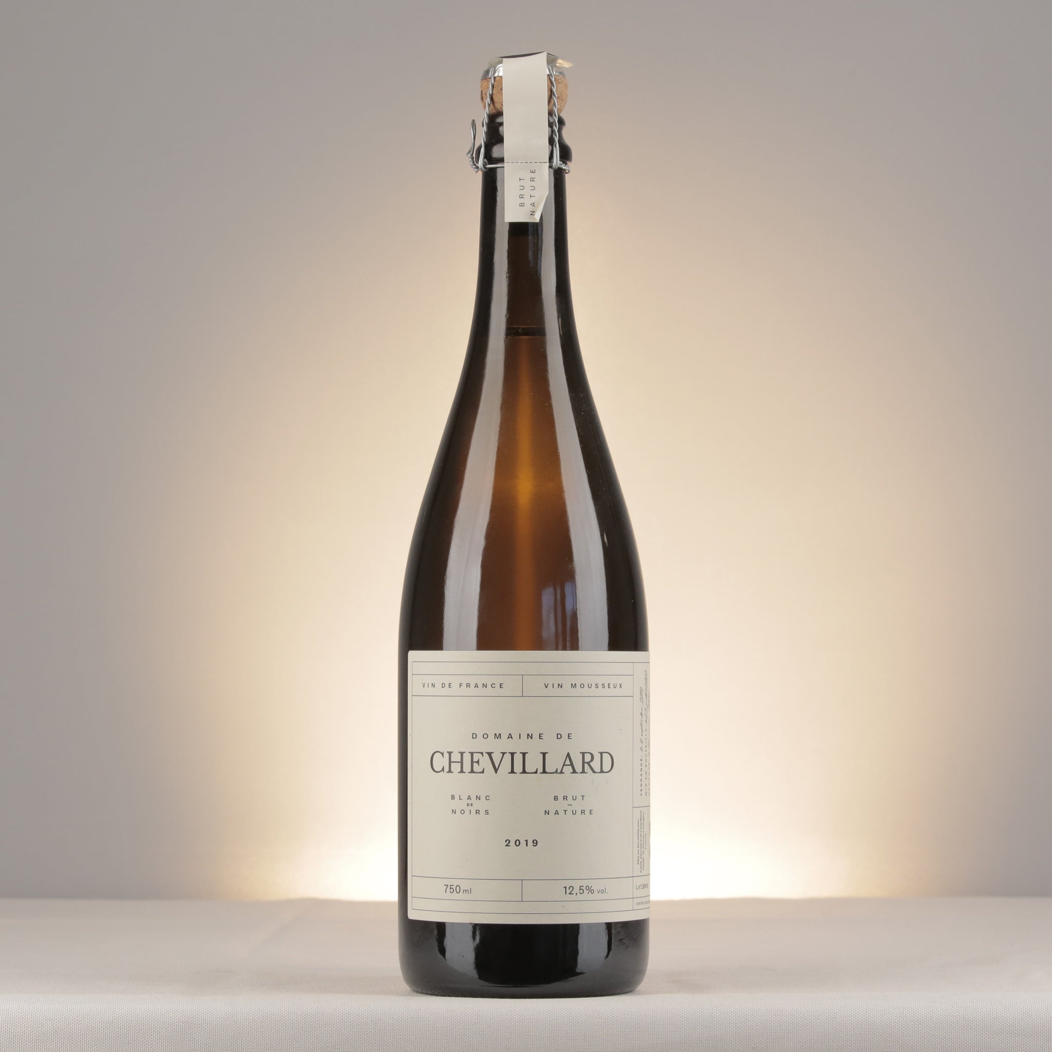 Domaine de Chevillard Blanc de Noirs Brut Nature NV Bottle front
