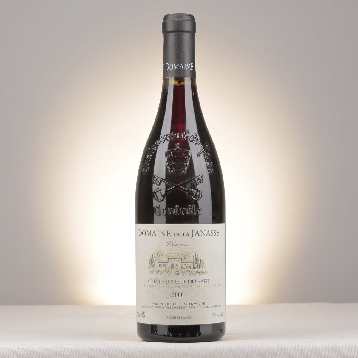Domaine de la Janasse Châteauneuf-du-Pape Chaupin 2000 Bottle front