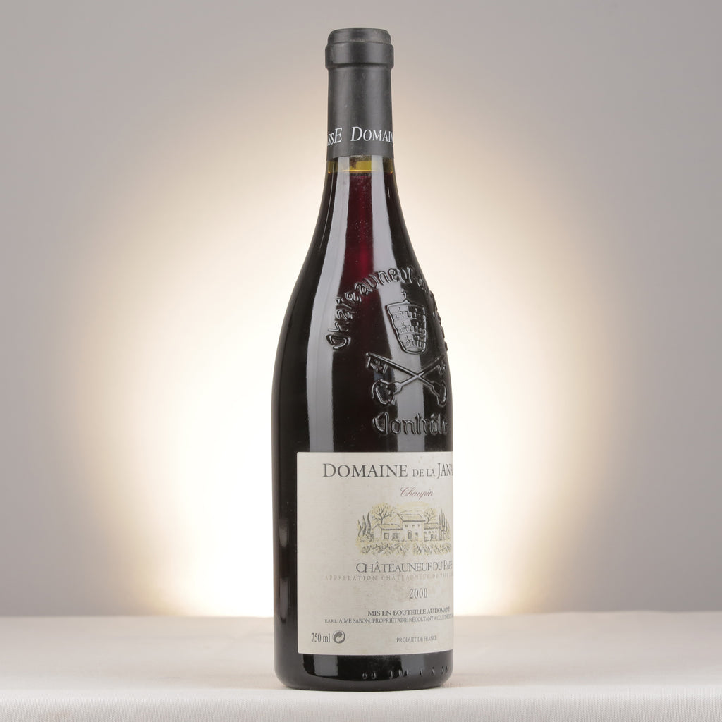 Domaine de la Janasse Châteauneuf-du-Pape Chaupin 2000 Bottle turned right