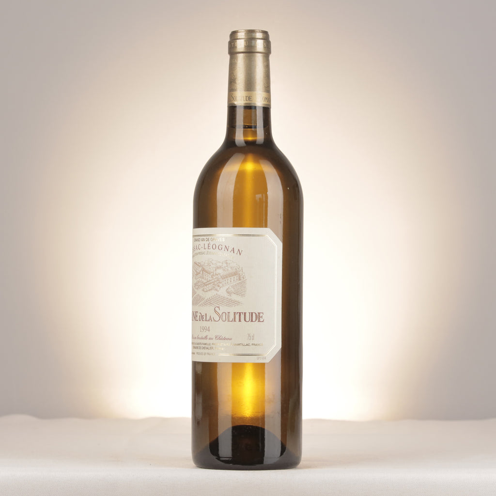Domaine de la Solitude Blanc Pessac-Léognan 1994 Bottle detail