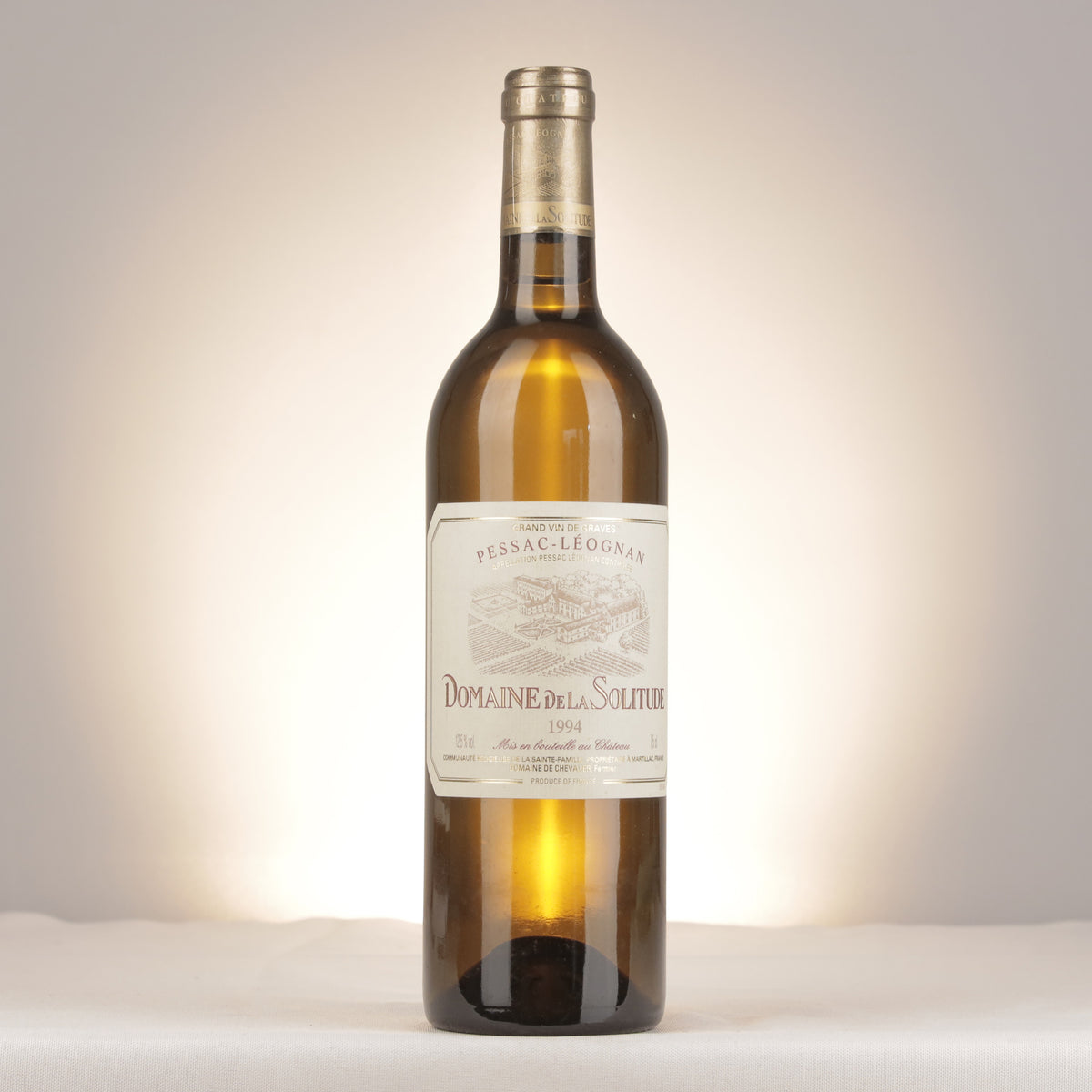 Domaine de la Solitude Blanc Pessac-Léognan 1994 Bottle front