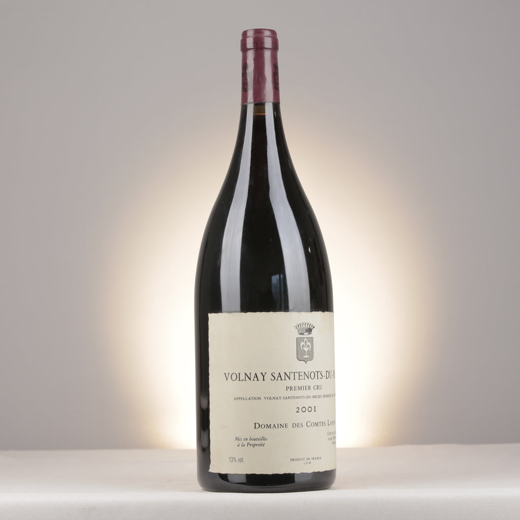 Comtes Lafon Volnay 1er Cru Les Santenots du Milieu 2001 Magnum turned right
