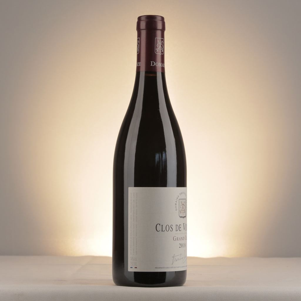 Domaine Drouhin Laroze Clos de Vougeot Grand Cru 2018 Bottle label