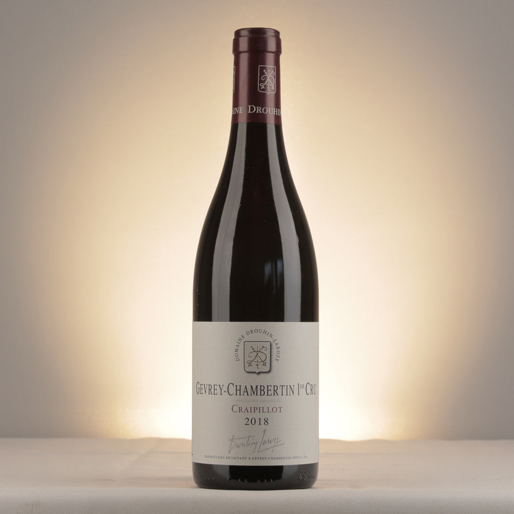 Domaine Drouhin Laroze Gevrey-Chambertin 1er Cru Craipillot 2018 Bottle front
