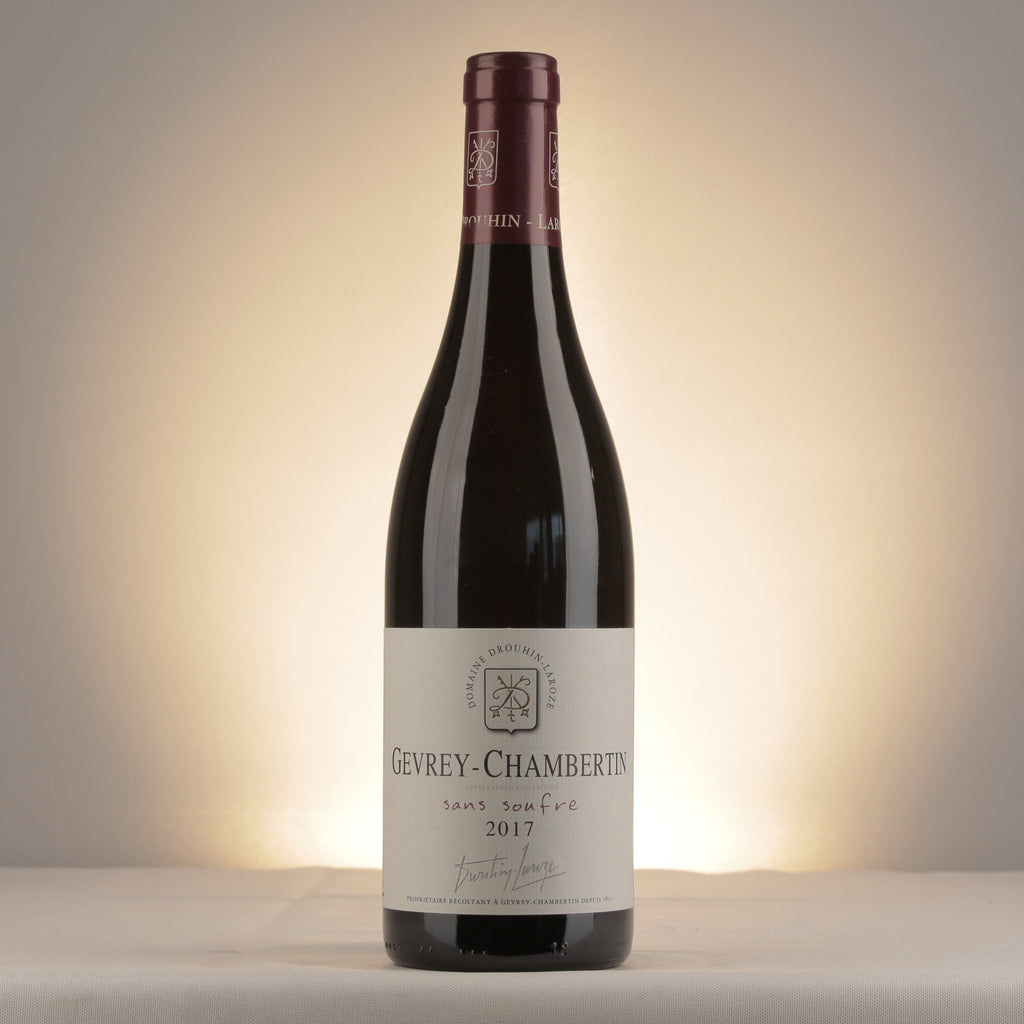 Domaine Drouhin Laroze Gevrey-Chambertin Sans Soufre 2017 Bottle front