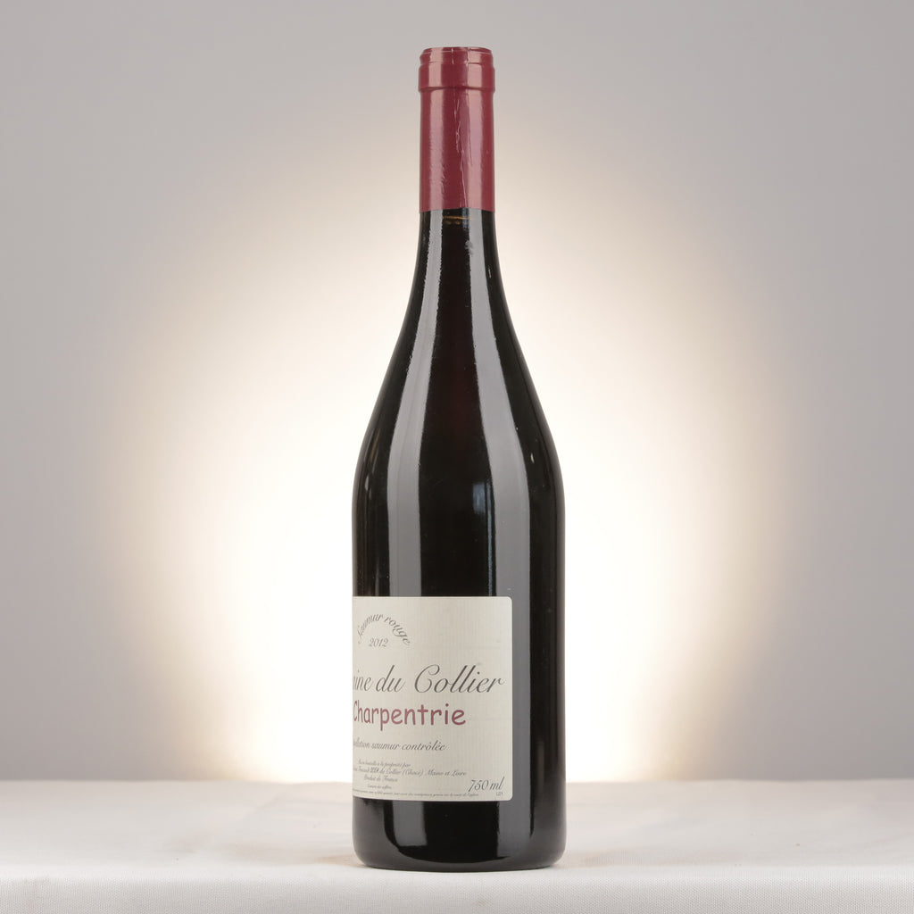 Domaine du Collier Saumur La Charpentrie Rouge 2012 Bottle turned left