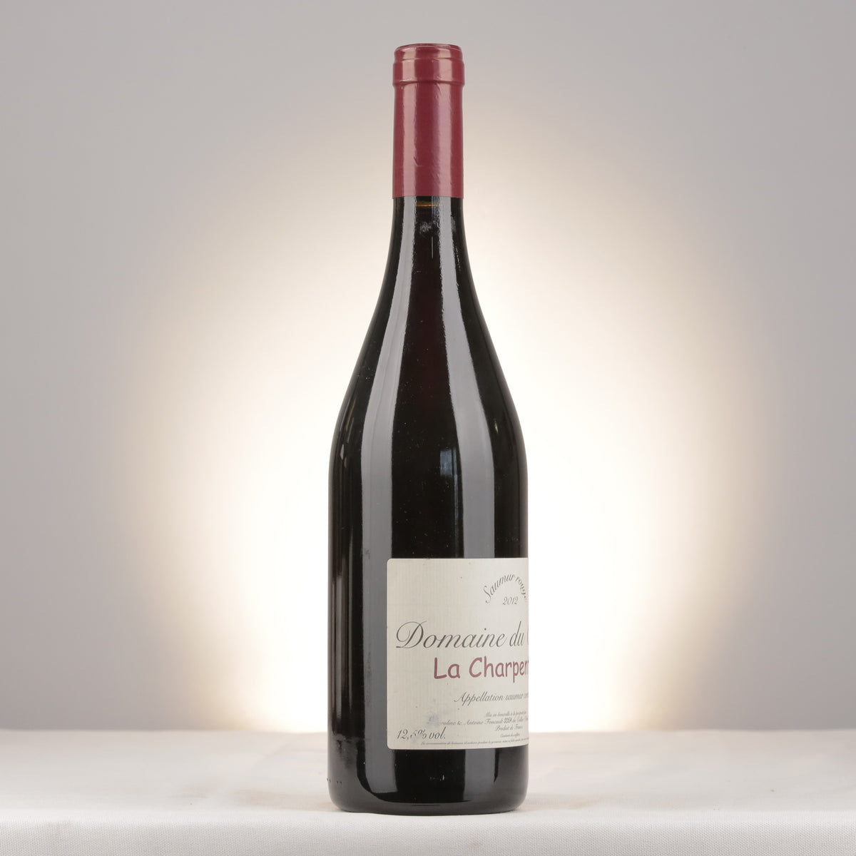 Domaine du Collier Saumur La Charpentrie Rouge 2012 Bottle turned right