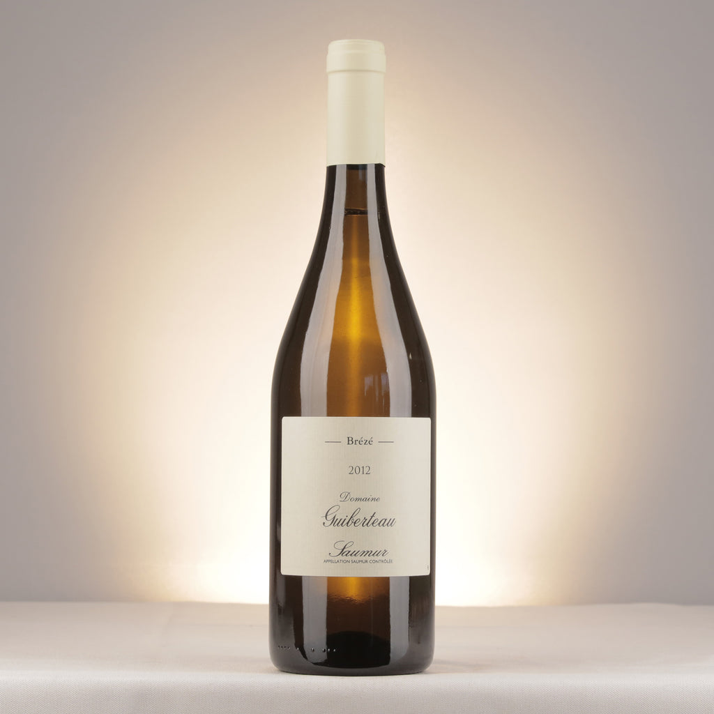 Domaine Guiberteau Saumur Brézé 2012 Bottle front