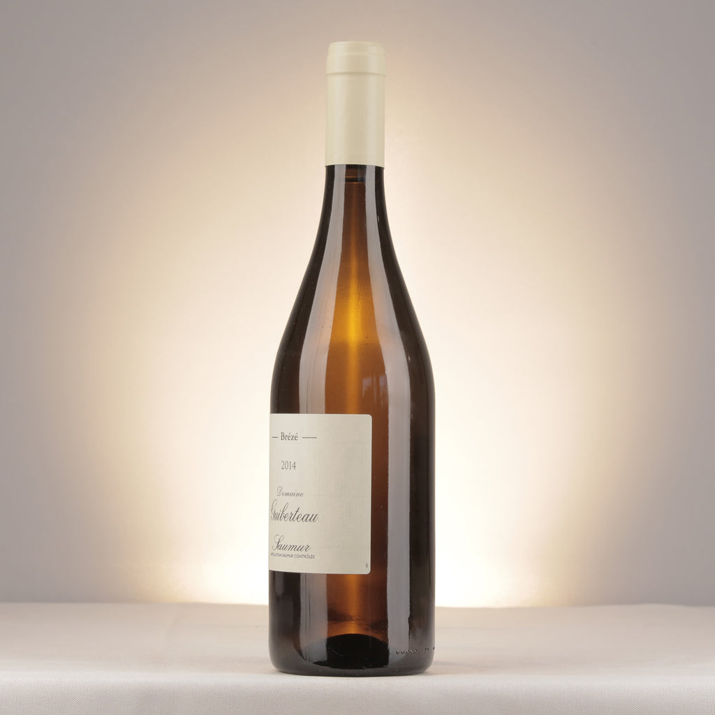 Domaine Guiberteau Saumur Brézé 2014 Bottle detail