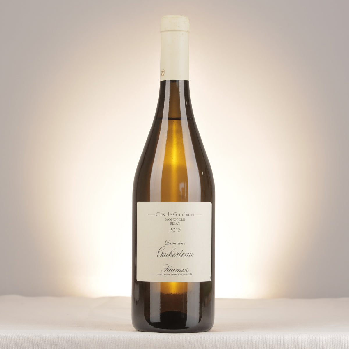 Domaine Guiberteau Saumur Clos de Guichaux 2013 Bottle front
