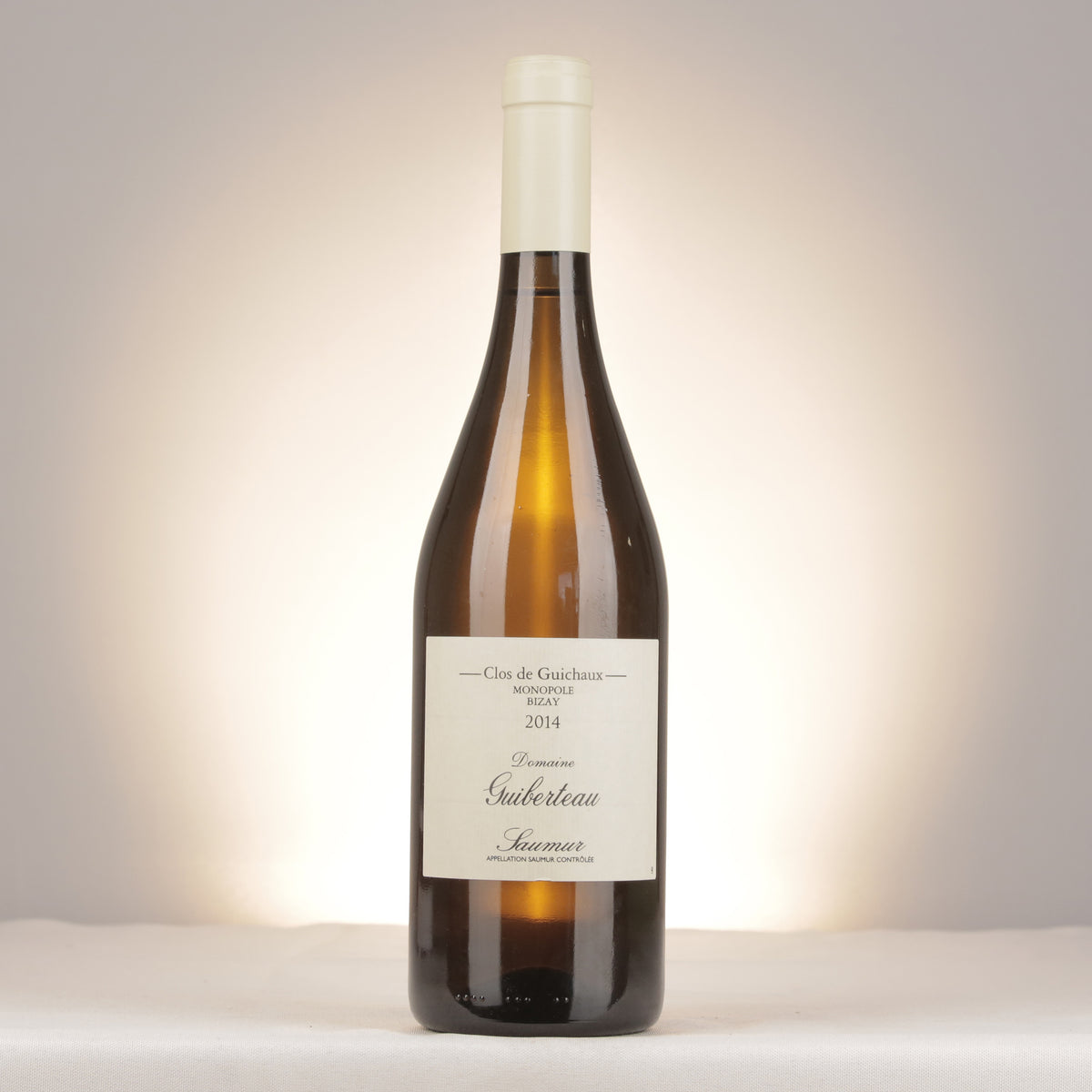 Domaine Guiberteau Saumur Clos de Guichaux 2014 Bottle front