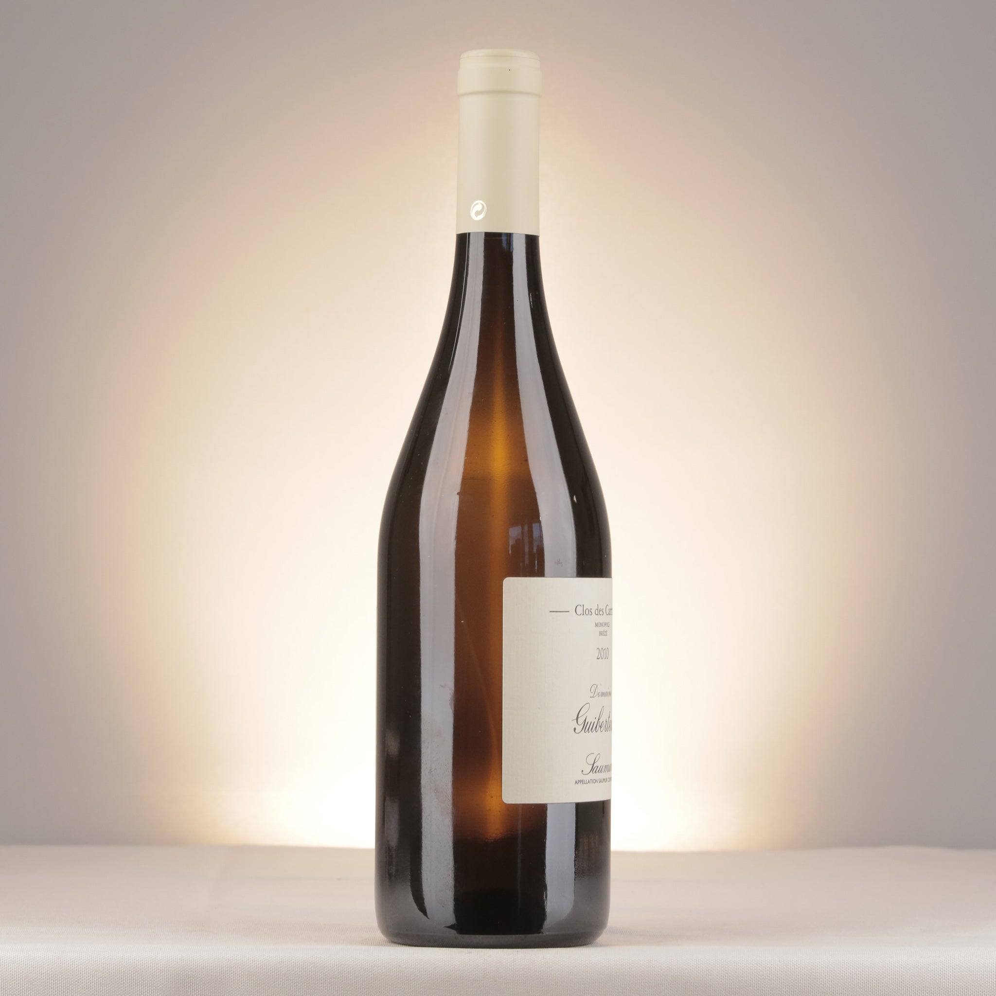 Domaine Guiberteau Saumur Clos des Carmes 2010 Bottle label