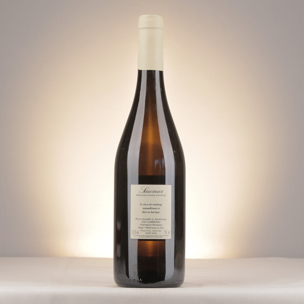 Domaine Guiberteau Saumur Clos des Carmes 2010 Bottle back