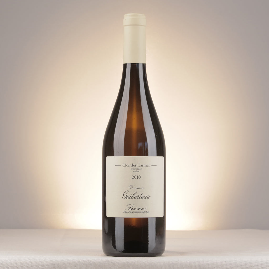 Domaine Guiberteau Saumur Clos des Carmes 2010 Bottle front
