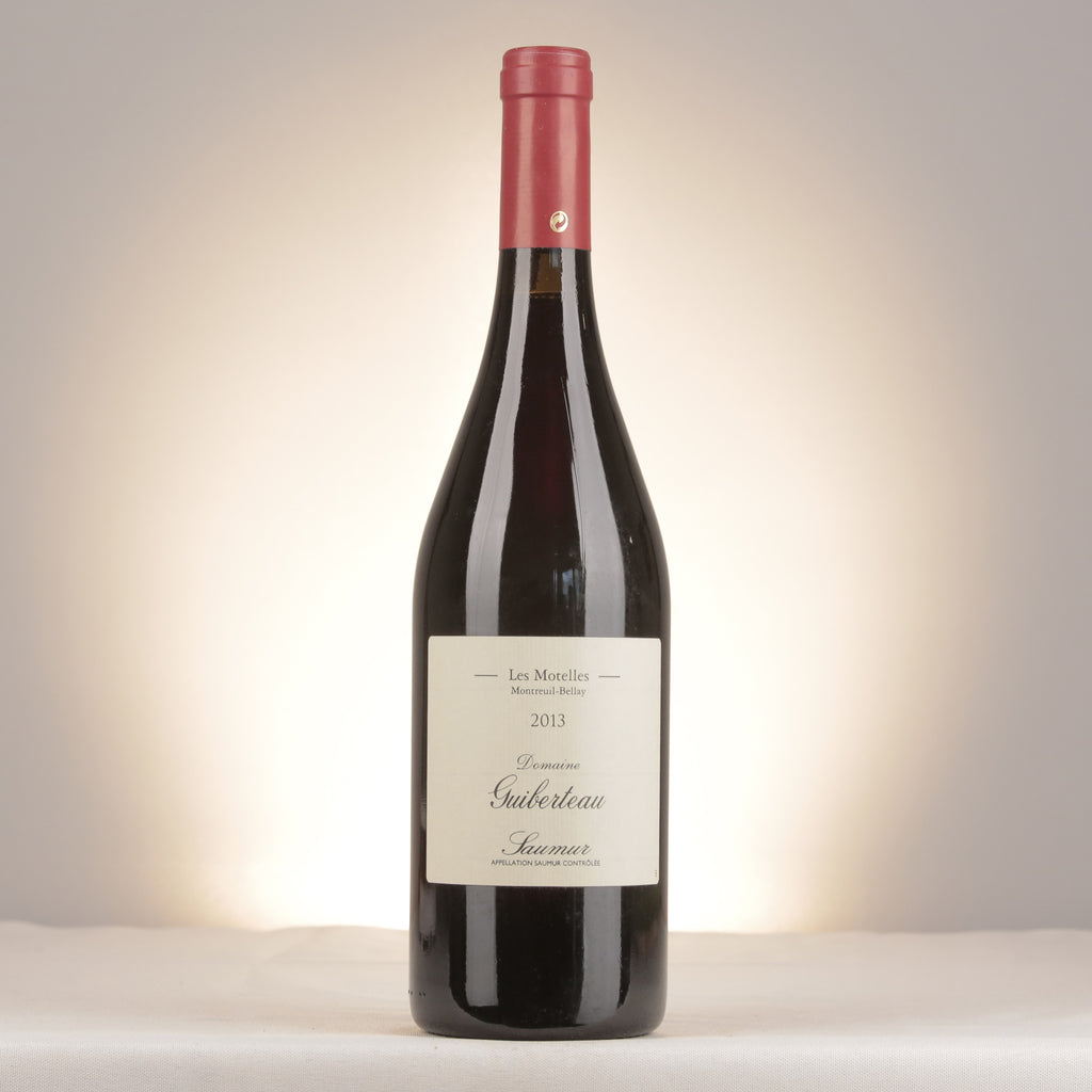 Domaine Guiberteau Saumur Les Motelles 2013 Bottle front