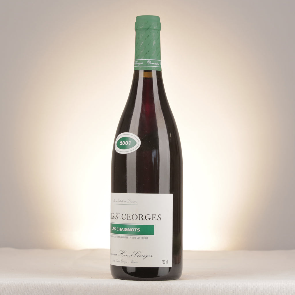 Domaine Henri Gouges Nuits-Saint-Georges 1er Cru Aux Chaignots 2001 Bottle turned left
