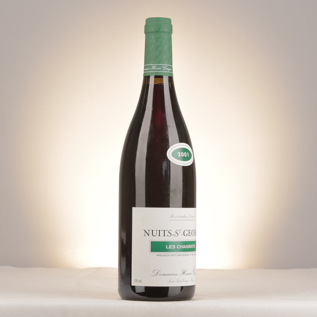 Domaine Henri Gouges Nuits-Saint-Georges 1er Cru Aux Chaignots 2001 Bottle turned right