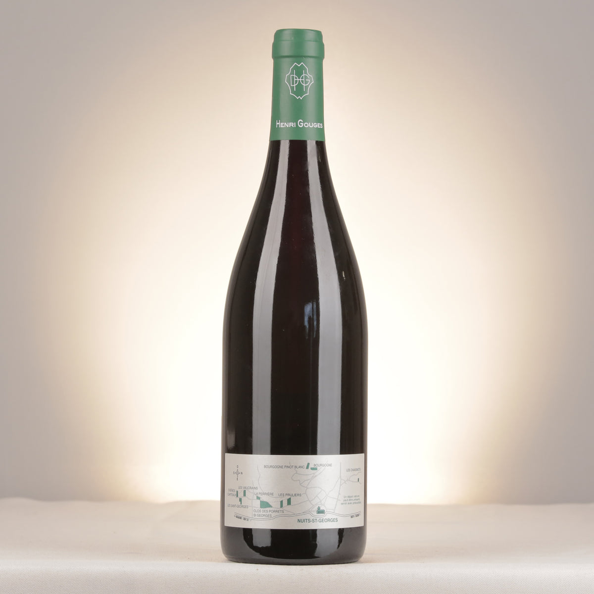Domaine Henri Gouges Nuits-Saint-Georges 1er Cru Clos des Porrets-Saint-Georges 2012 Bottle back