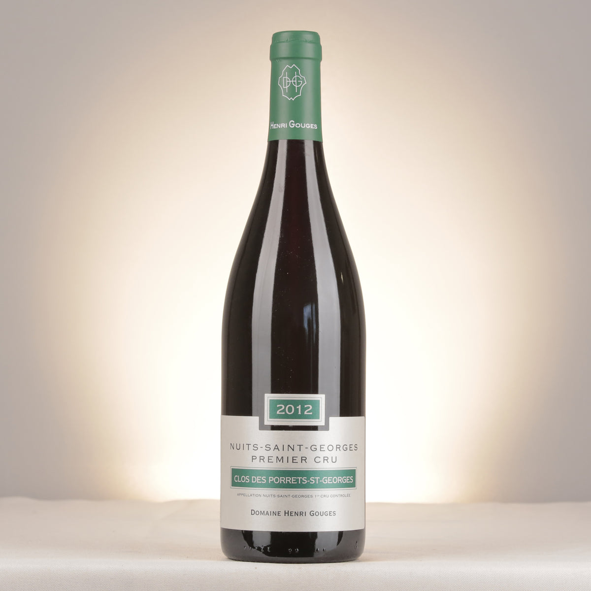 Domaine Henri Gouges Nuits-Saint-Georges 1er Cru Clos des Porrets-Saint-Georges 2012 Bottle front