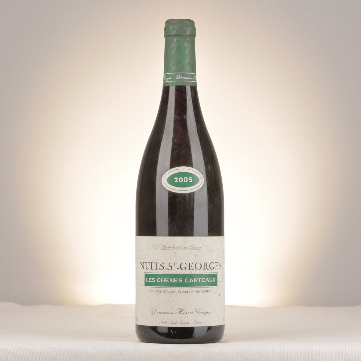 Domaine Henri Gouges Nuits-Saint-Georges 1er Cru Les Chênes Carteaux 2005 Bottle front