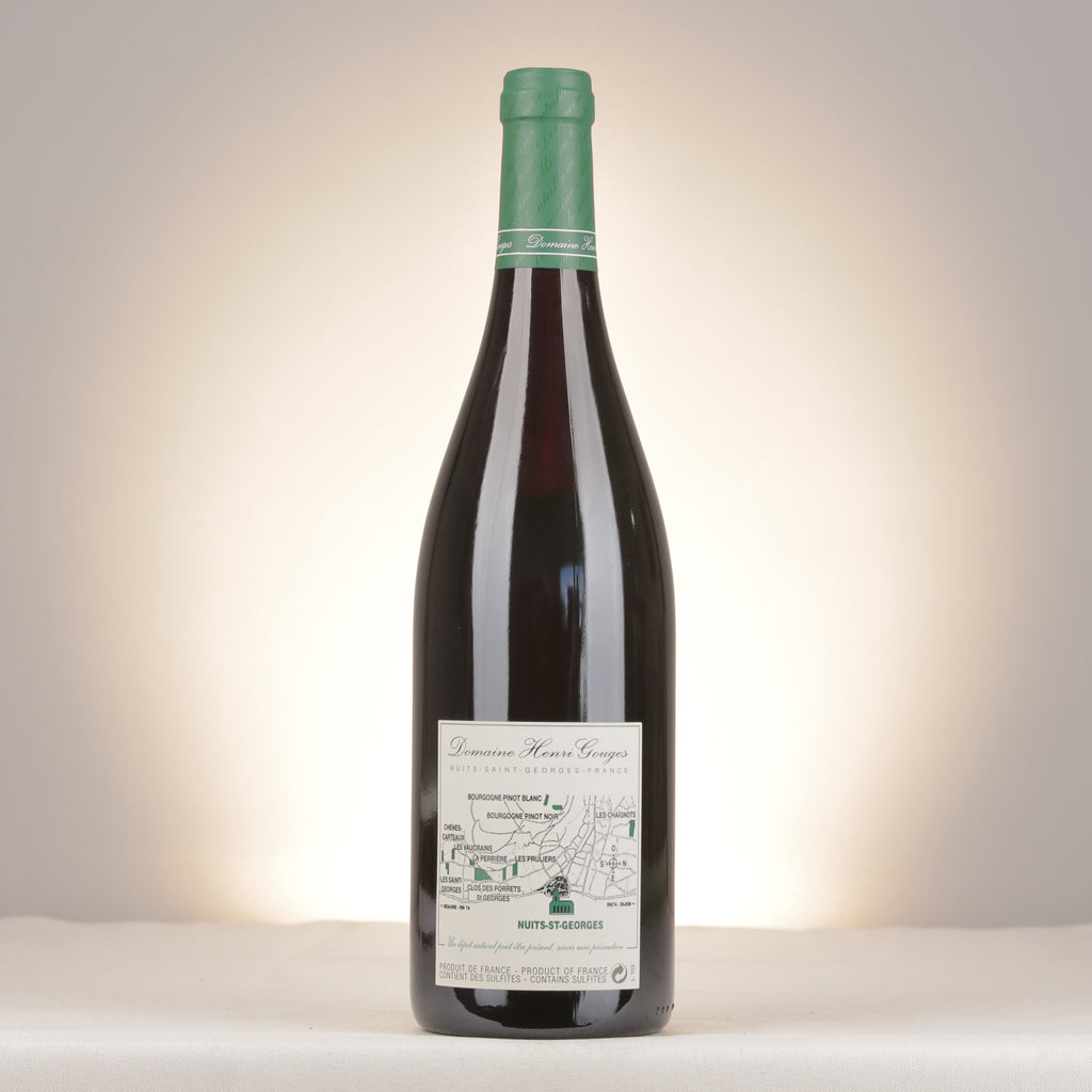 Domaine Henri Gouges Nuits-Saint-Georges 1er Cru Les Pruliers 2008 Bottle back