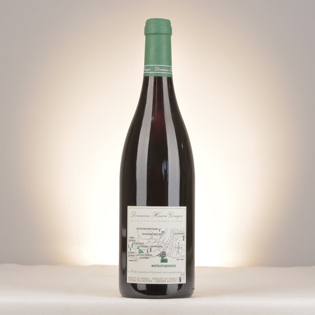 Domaine Henri Gouges Nuits-Saint-Georges 1er Cru Les Saints-Georges 2007 Bottle back
