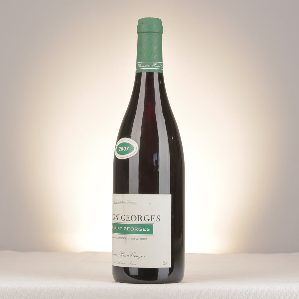 Domaine Henri Gouges Nuits-Saint-Georges 1er Cru Les Saints-Georges 2007 Bottle turned left