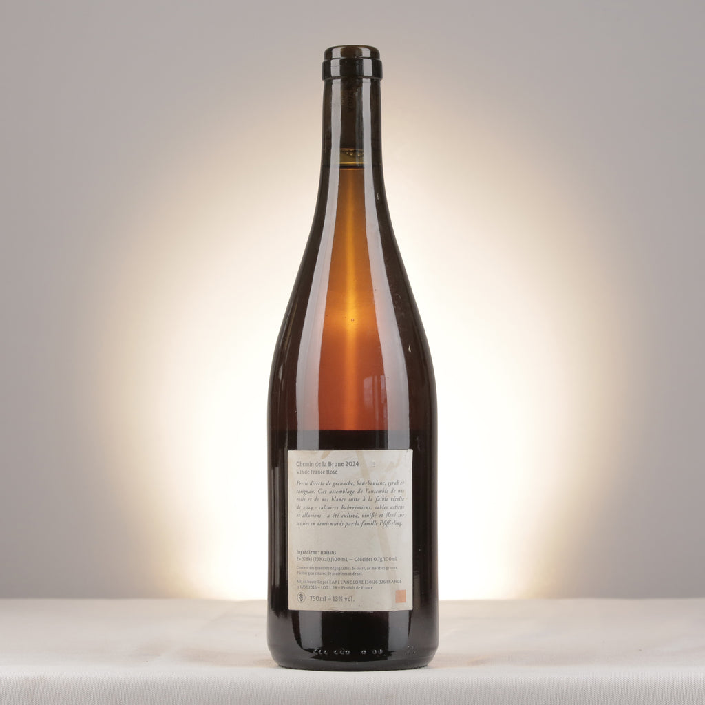 L'Anglore Chemin de la Brune Rose 2024 Bottle back