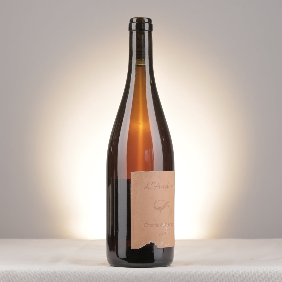 L'Anglore Chemin de la Brune Rose 2024 Bottle turned right