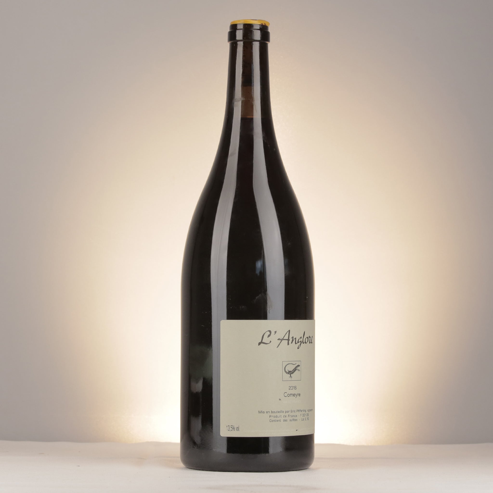 L'Anglore Comeyre VdF 2016 Magnum label