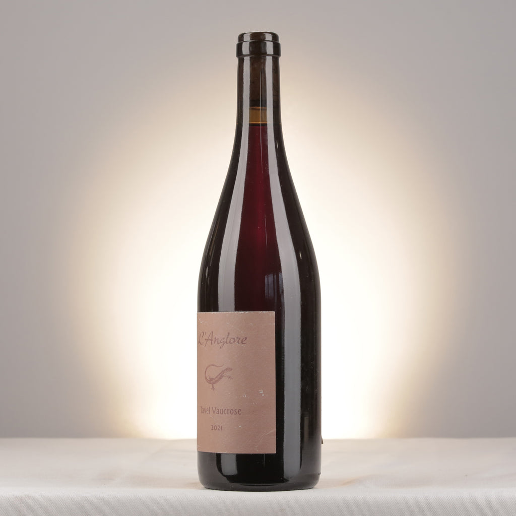 L'Anglore Tavel Vaucrose 2021 Bottle turned right