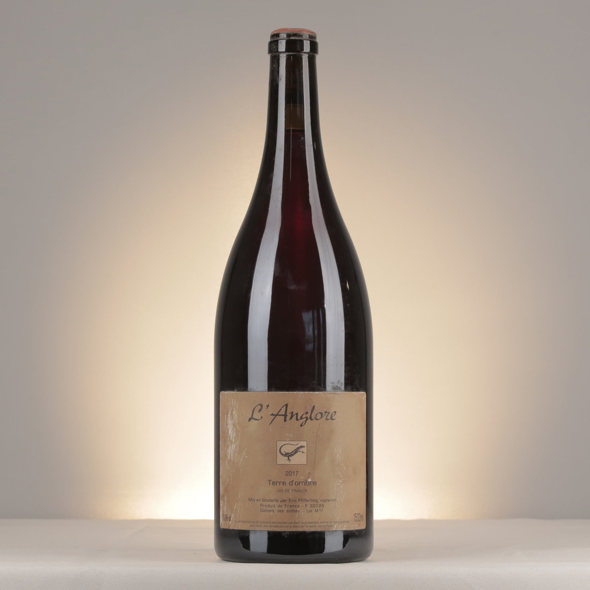 L'Anglore Terre d'Ombre VdF 2017 Magnum front