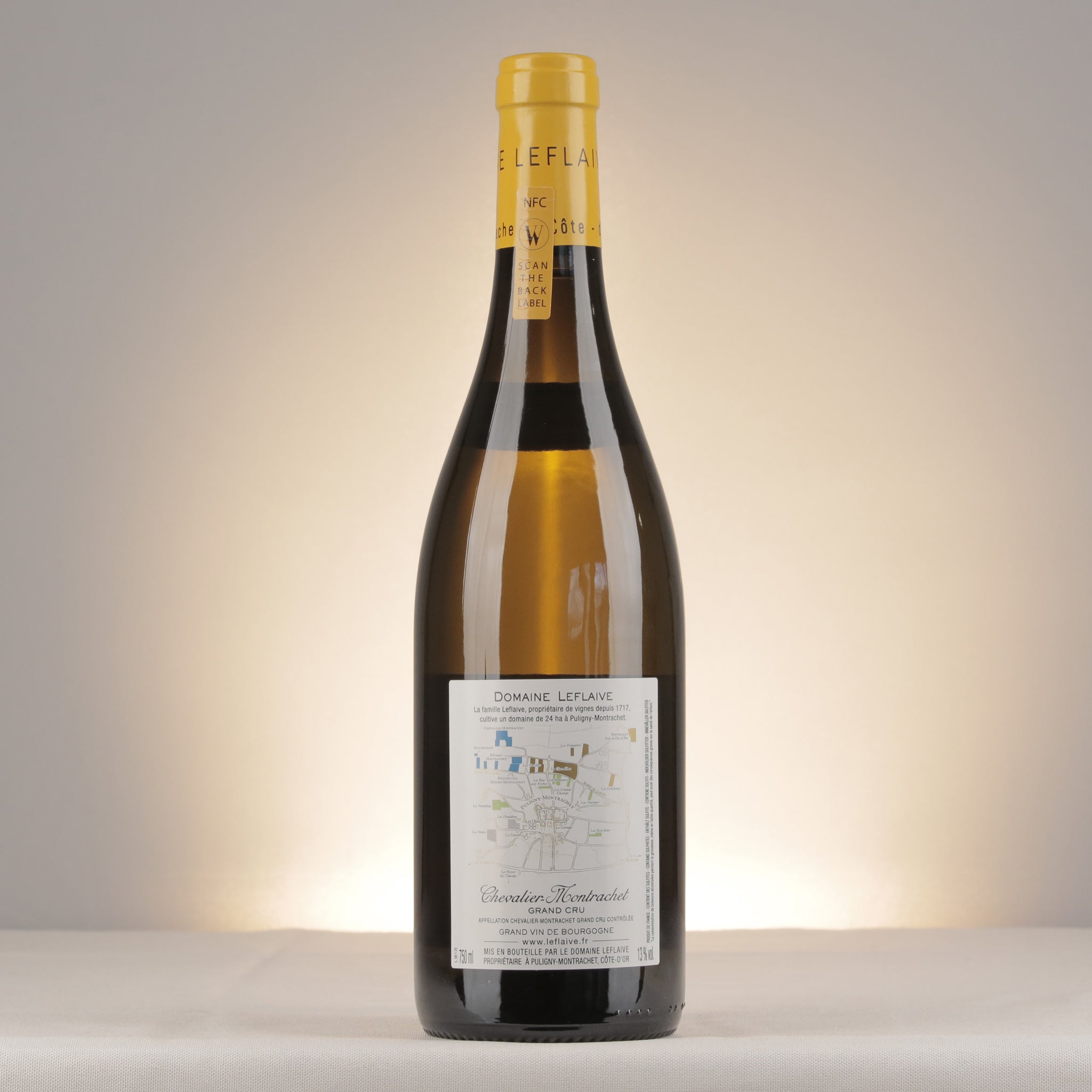 Domaine Leflaive Chevalier-Montrachet Grand Cru 2023 Bottle back