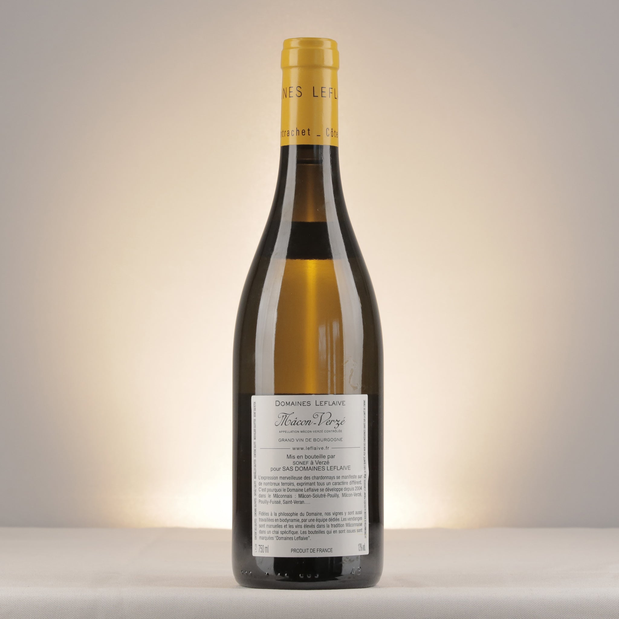 Domaine Leflaive Macon Verze 2023 Bottle back