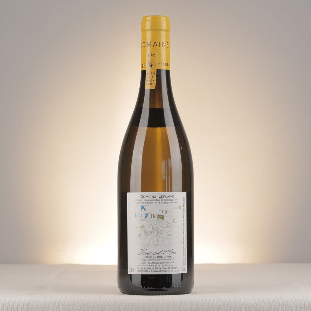 Domaine Leflaive Meursault 1er Cru Sous le dos d'Ane 2023 Bottle back