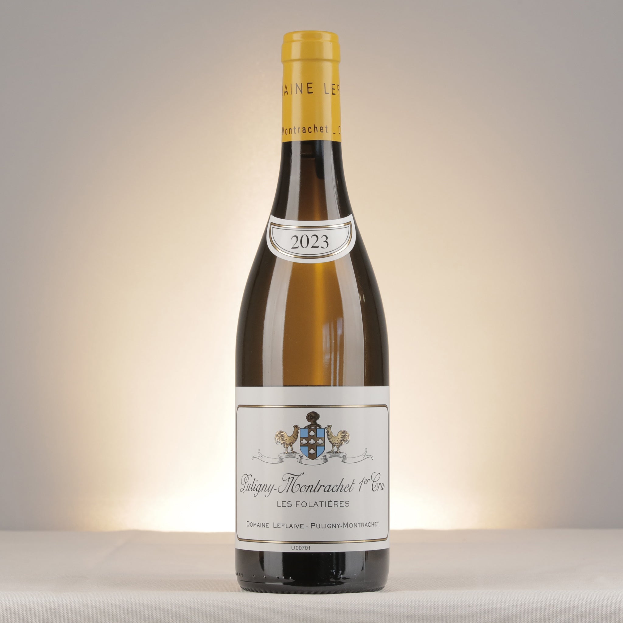 Domaine Leflaive Puligny-Montrachet 1er Cru Les Folatières 2023 Bottle front