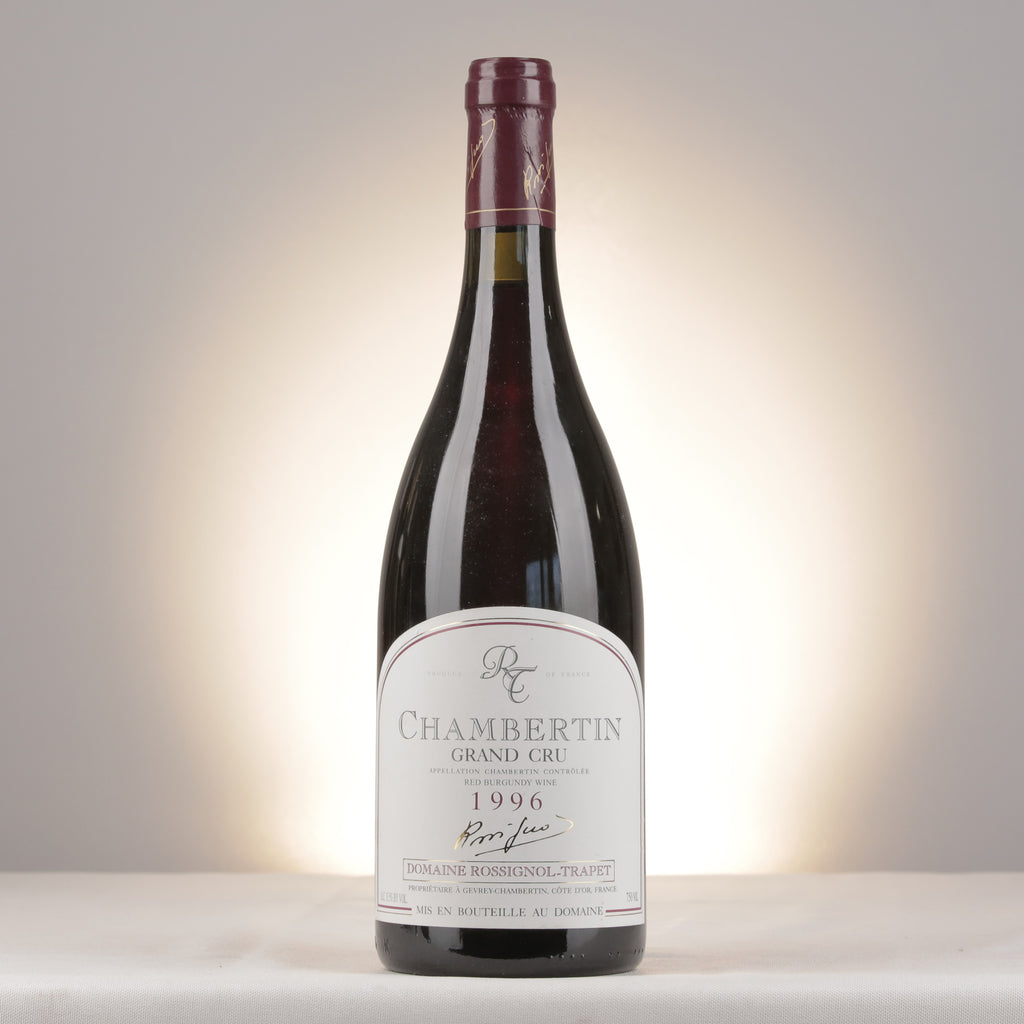 Rossignol-Trapet Chambertin Grand Cru 1996 Bottle front