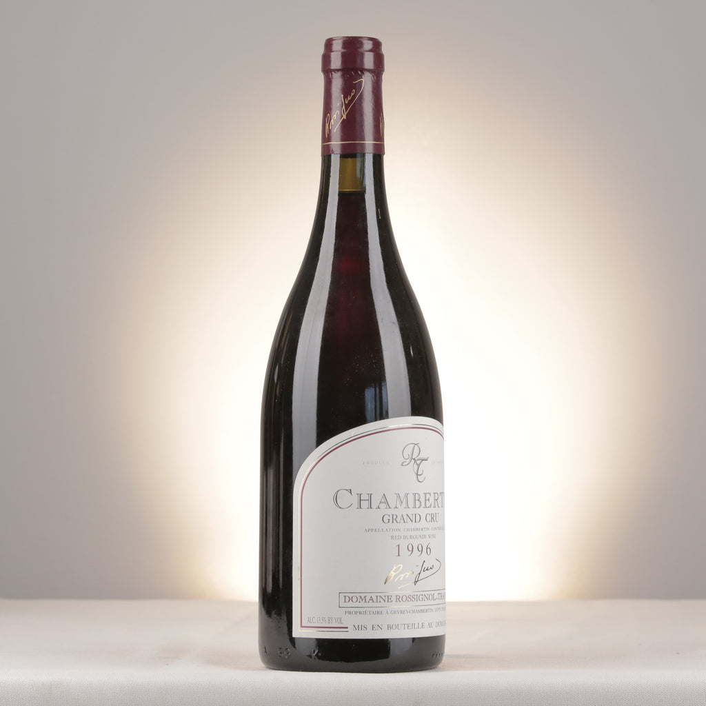 Rossignol-Trapet Chambertin Grand Cru 1996 Bottle turned right