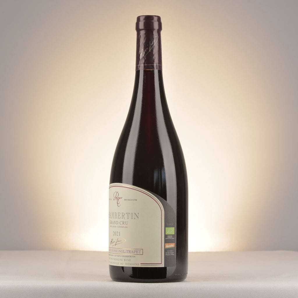 Domaine Rossignol-Trapet Chambertin Grand Cru 2021 Bottle detail