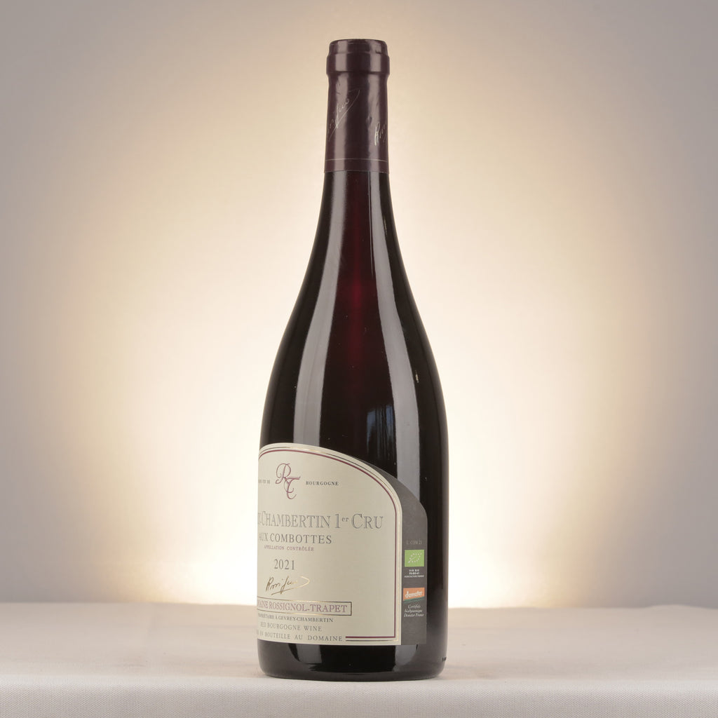 Domaine Rossignol-Trapet Gevrey-Chambertin 1er Cru Aux Combottes 2021 Bottle detail