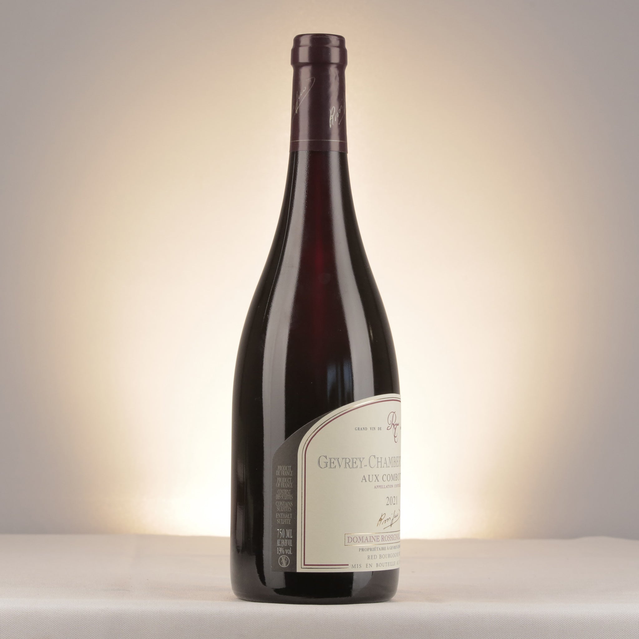 Domaine Rossignol-Trapet Gevrey-Chambertin 1er Cru Aux Combottes 2021 Bottle label