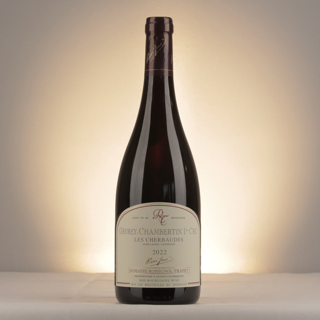 Domaine Rossignol-Trapet Gevrey-Chambertin 1er Cru Cherbaudes 2022 Bottle front