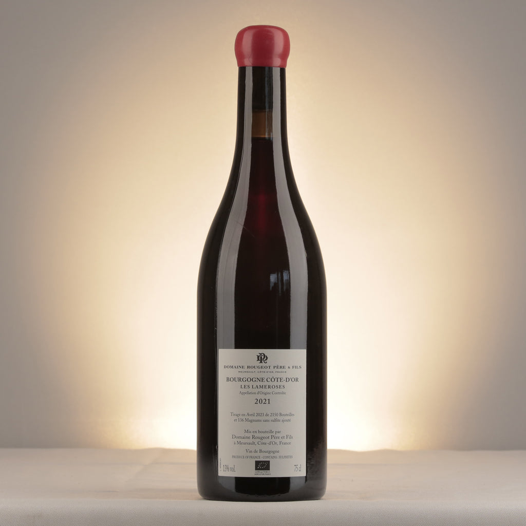 Domaine Rougeot Bourgogne Les Lameroses 2021 Bottle back