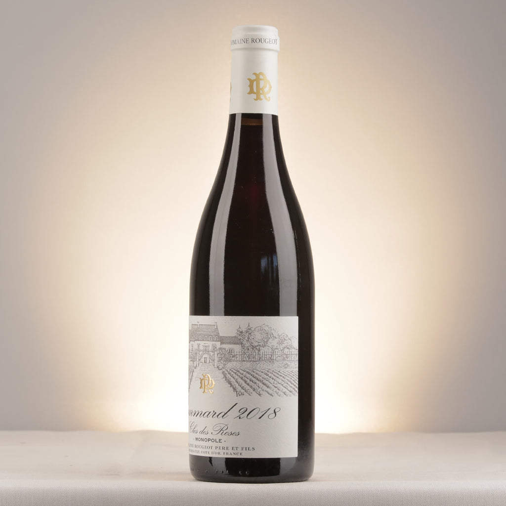 Domaine Rougeot Pommard Clos des Roses 2018 Bottle detail